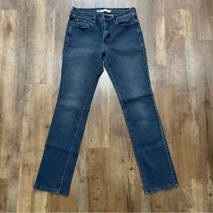 Levi’s 505 Straight Leg Medium Wash Mid Rise Jeans Women’s Size 4 30 Inseam